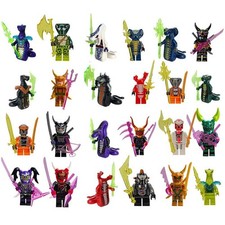 24pc Ninjago Minifigure Set Serpentine Chal Snake White Pythor Skalidor Venomari picture