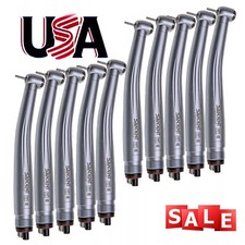 10 Pcs SANDENT Dental High Speed Handpiece Push Button 4 hole Fits NSK PANA MAX picture