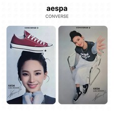 aespa CONVERSE Official Photocard KPOP Special Gift picture