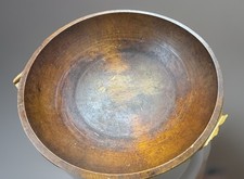 ANTIQUE PRIMITIVE HUGE WOOD BOWL 19