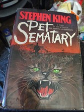 Stephen King Pet Sematary Signed 1st Edition With Dust Jacket picture
