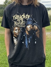 Vintage 90s Naughty By Nature Chainlink Tee Screen Stars Best L picture