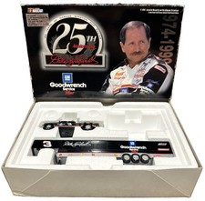 1999 Dale Earnhardt #3 Goodwrench 25th 1/64 Action Nascar Dually & Show Trailer picture