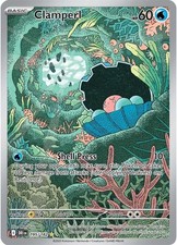 Clamperl Holo Illustration Rare SV10: Destined Rivals 195/182 NM picture