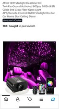 AMKI Upgraded 16W Twinkle Starlight Headliner Kit Shooting Star Twinkle+Sound... picture