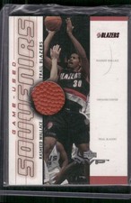 RASHEED WALLACE 2000-01 Upper Deck MVP Game-Used Souvenirs Ball relic RW-5 picture