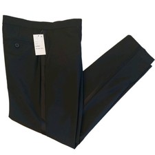 JF J Ferrar Men's Tuxedo Pants 28x29 Black Tux Slim Formal Evening Wedding NEW picture