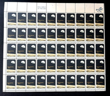 1969 U.S. 6c APOLLO 8 MOON ORBIT FULL SHEET of 50 Sc#1371  M/NH/OG GEM picture