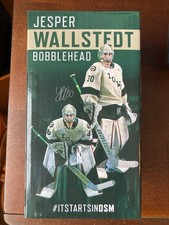 Jesper Wallstedt Iowa Wild bobblehead SGA picture
