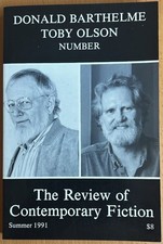 The Review of Contemporary Fiction - Donald Barthelme / Toby Olson Number picture
