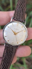 Vintage 1960's Juvenia Cal. 612 Crosshair Dial Men's 33mm Manual Wind Watch  picture