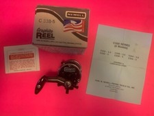 NEWELL C338-5 FISHING REEL WITH THE ORIGINAL BOX ASSEMBLY & LUBRICATION CHART picture