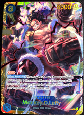 Monkey.D.Luffy OP11-118 ONE PIECE Tcg Secret Rare NM Blue picture
