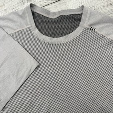 Lululemon Men's Metal Vent Tech Short-Sleeve Shirt Slate Gray L, 42