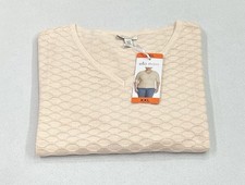 Ella Moss Women's Elbow Sleeve Lightweight Sweater, Cream, Size XXL picture