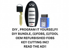 DIY OEM BUNDLE 2014-2016 INFINITI QX60 REMOTE KEY FOB 285E3-9NB5A S180144014 picture