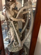 Giuseppe Armani 484C Angelica Harpist Figurine Limited Edition picture
