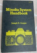 1972 Minolta System Handbook by Joseph D. Cooper VTG Good (int binding issue) picture