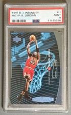 1998-99 Upper Deck Intensity Michael Jordan #I1 PSA 9 Chicago Bulls NBA Card picture