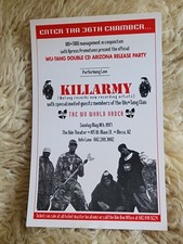 Vintage 90's Wu Tang Clan Killarmy Flyer 97 The Nile Theater AZ CD Release Party picture