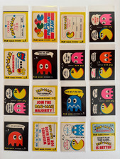 PacMan FLEER 1980 CARD LOT 22 Stickers BEST CONDITION 10 Game Cards UNSCRATCHED  picture