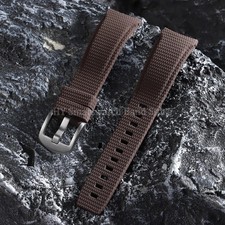 FKM Rubber Watch Strap Curved End Quick Release Watch Band 20mm 22mm picture