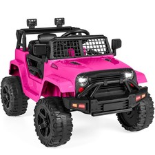 (Sky6743) 12V Kids Ride-On Truck Car w/ Parent Remote Control, SSuspen, HotPink picture