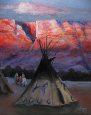 Western Impressionist Oil Painting 24 x30
