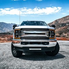 AlphaRex α-Black Pro MKII Projector Headlights For 2017-2019 Ford F250 F350 F450 picture