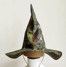 Outdoor Camouflage Hunting Tactical Large Brim Cosplay Wizard Hat picture
