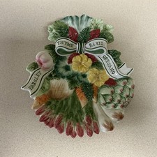 Fitz & Floyd Classics Herb Wall Plaque Parsley Thyme Basil 10.5