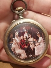 Antique Imperial Russ MOERIS Grand-Prix Pocket Watch-Tsar Nicholas II Family1908 picture