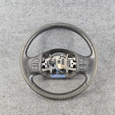 1999-2007 Ford F250 F350 Excursion Black Leather  Steering Wheel CUT HARENESS picture