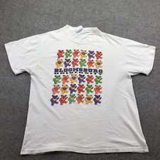 Vintage Woodbury University Shirt Mens Large White College Bears Hanes 90s picture