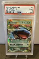 2016 Pokemon XY Evolutions Venusaur EX #1/108 PSA 9 MINT Holo Rare picture