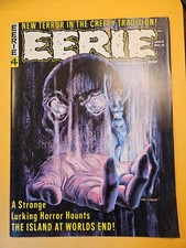 EERIE #4 Vintage Warren HORROR Monster Magazine 1966 Morrow FINE+ picture