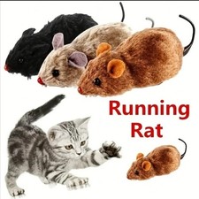 1Pc Funny Lifelike Plush Mouse Running Rat Toy for Cats Dogs Tail Mouse Pets Kid picture