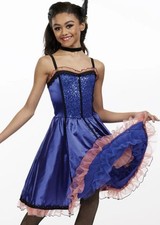 Weissman Showtime Can Can Dance Costume CHILD LARGE New in bag picture