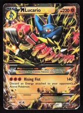 Pokemon M Lucario EX 55/111 EX Rare Holo Furious Fists (HP) picture