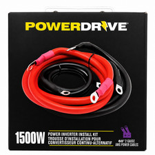 Power Drive 1500W Inverter Battery Cable Kit 2 Gauge picture