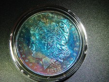 EF+ 1878-S MORGAN SILVER DOLLAR BEAUTIFULLY TONED COLLECTOR GRADE COIN M 2239 picture