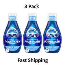 (3 pack) Powerwash Spray Refill, Dish Soap, Dishwashing Liquid, Fresh, 1 Refill picture