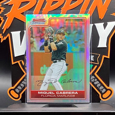 Topps 2006 Bowman Chrome Miguel Cabrera Refractor #194 Florida Marlins MINT picture