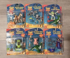 Mattel 2000 Toy Story Woody Jessie Ultra Buzz Barbie Doll & Friends Zurg Set NIP picture