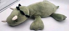 Pillowfort Weighted Plush Medium Triceratops Dinosaur Green Stuffed Animal picture