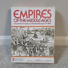 1980 SPI Empires of the Middle Ages COMPLETE Vintage Strategy Board Game 2700 picture