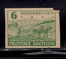 GERMANY SACHSEN SAXONY STAMPS IMPERF MINT HINGED LOT 74880 picture