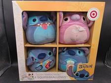 Disney Stitch Squishmallows 4-Pack Plush Set Target Exclusive New 3+ picture