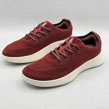 Allbirds Tree Runners Men's 8 Sneakers Red TRG8 Merino Wool Burgundy picture