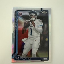 2025 Topps Chrome #314 Cam Ward Refractor (RC) Rookie picture